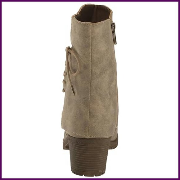 Water-Resistant Mid-Calf Boots with Block Heel & Side Zip - Picture 4 of 8